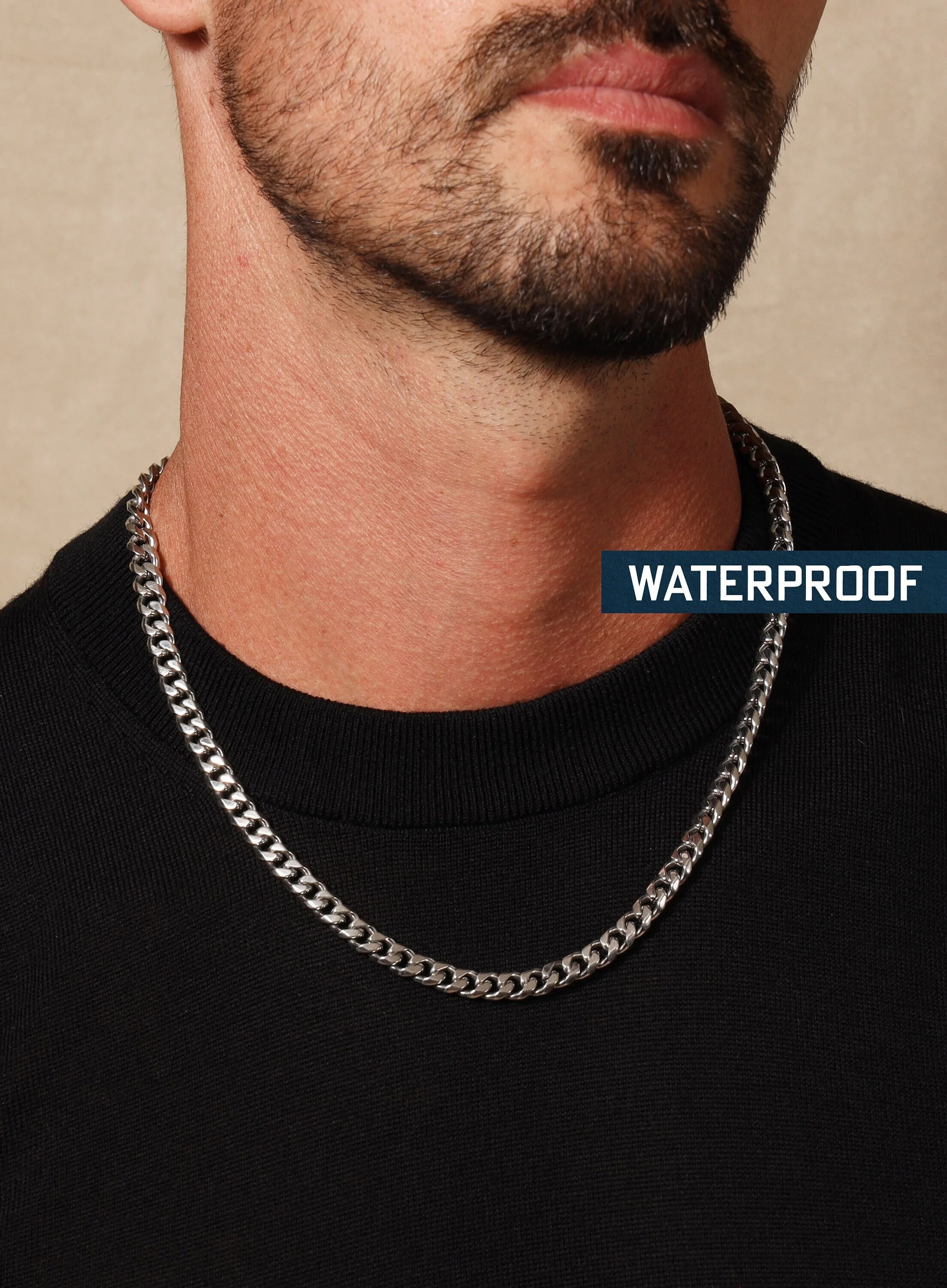 Waterproof Cuban Chain 7mm - Image 6