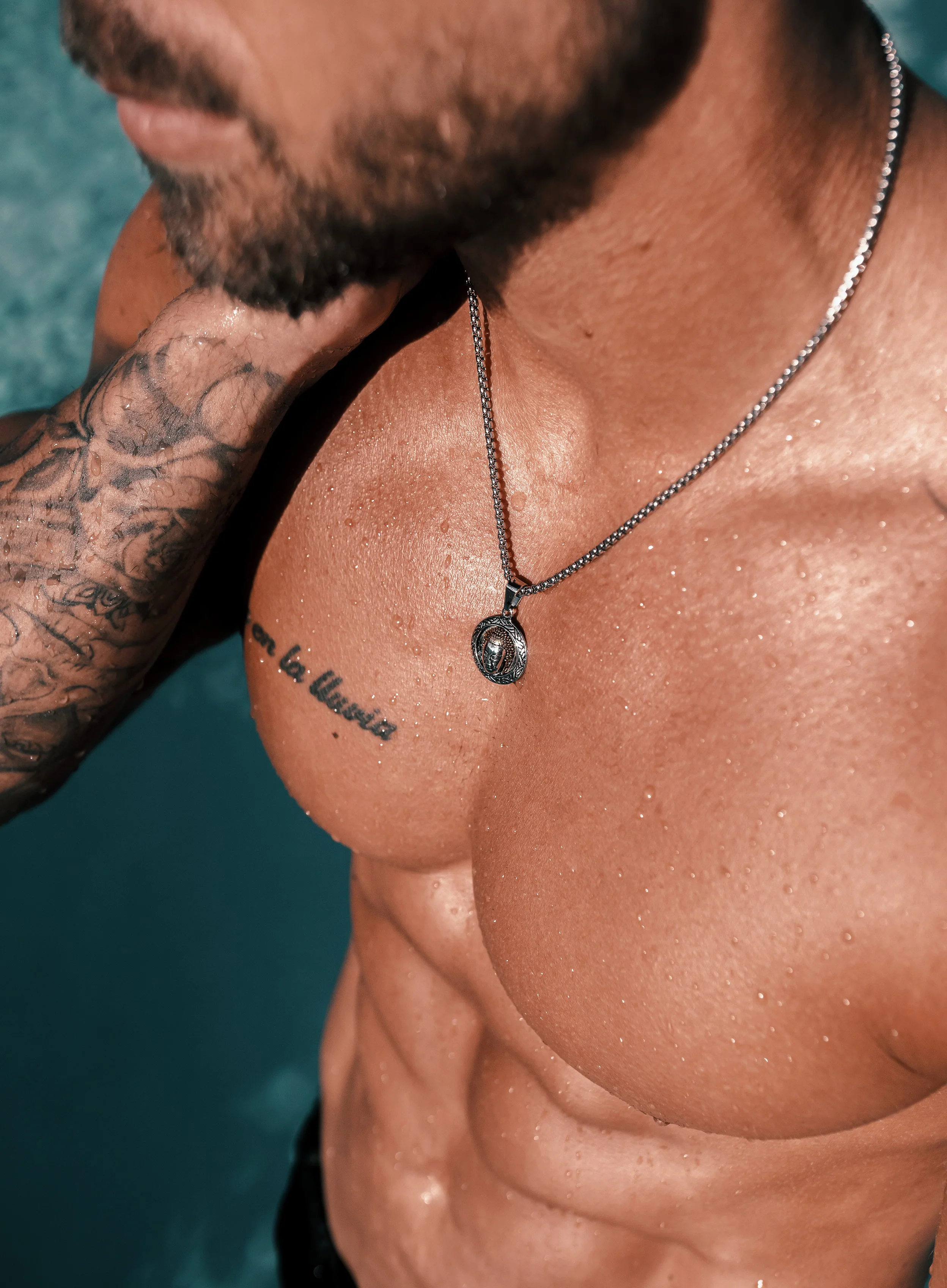 Waterproof Buddha Head Pendant Necklace - Image 6