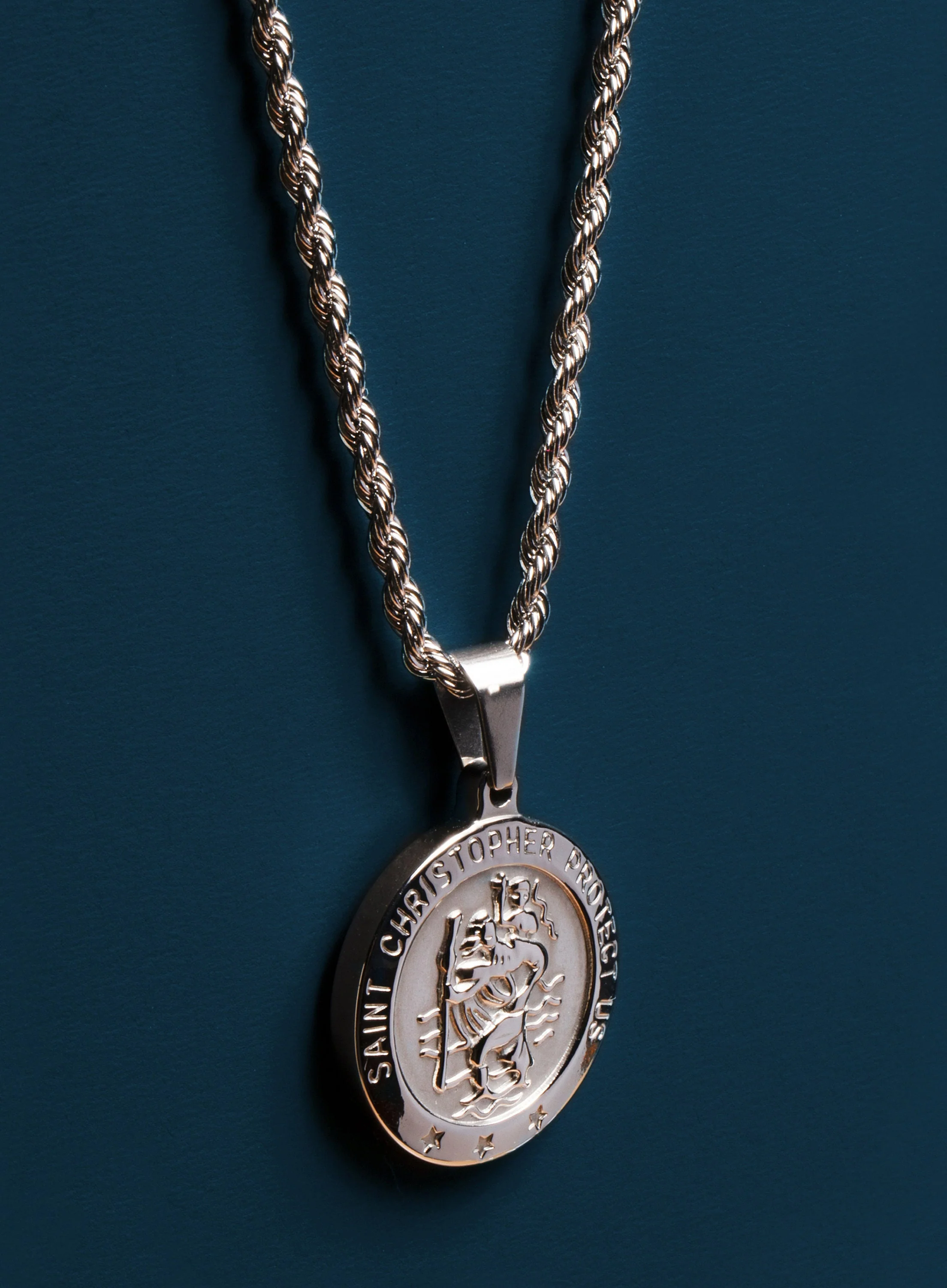 Waterproof Men's St. Christopher necklace - Image 6