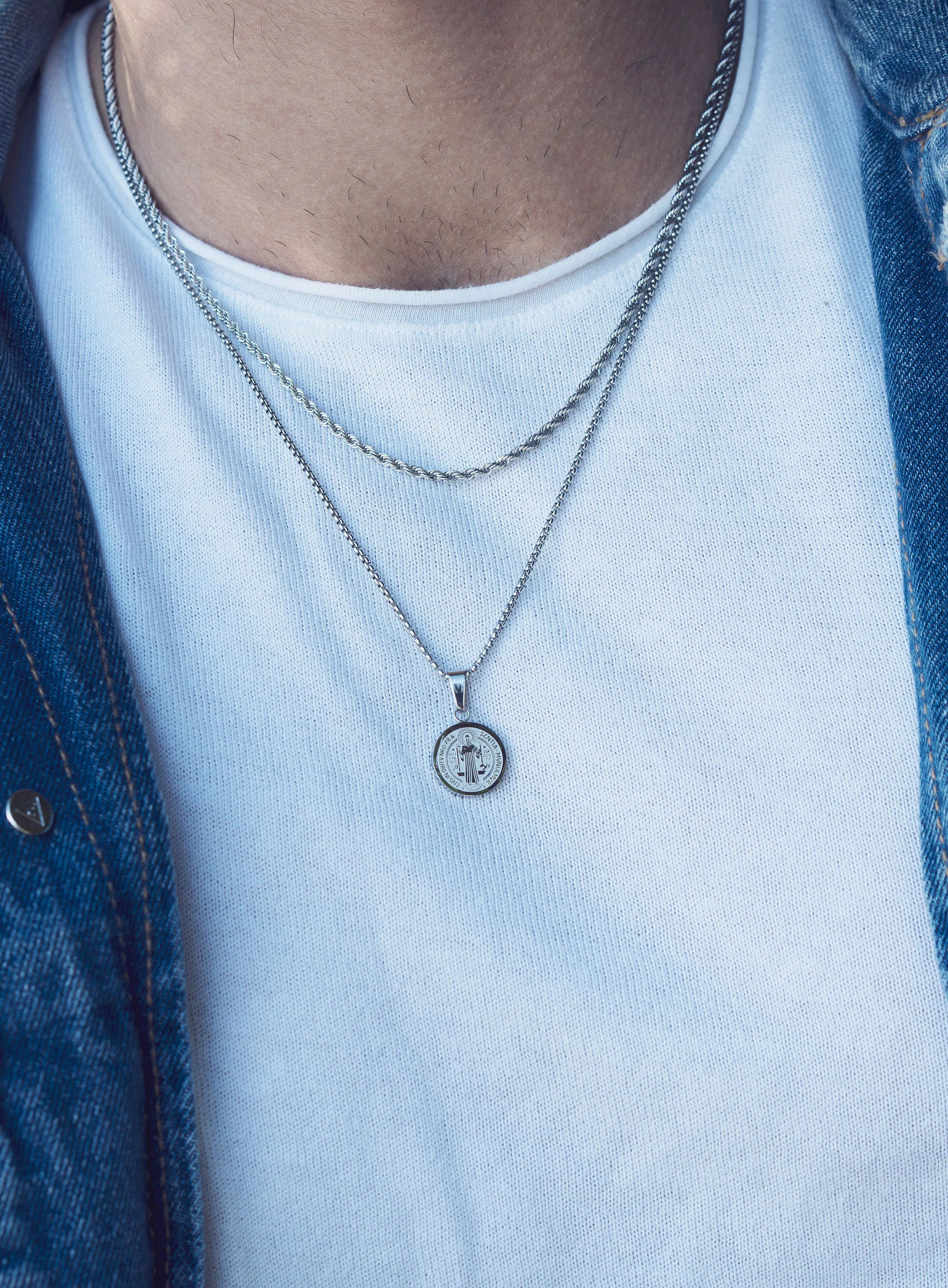 Waterproof Saint Benedict Necklace Set - Image 4