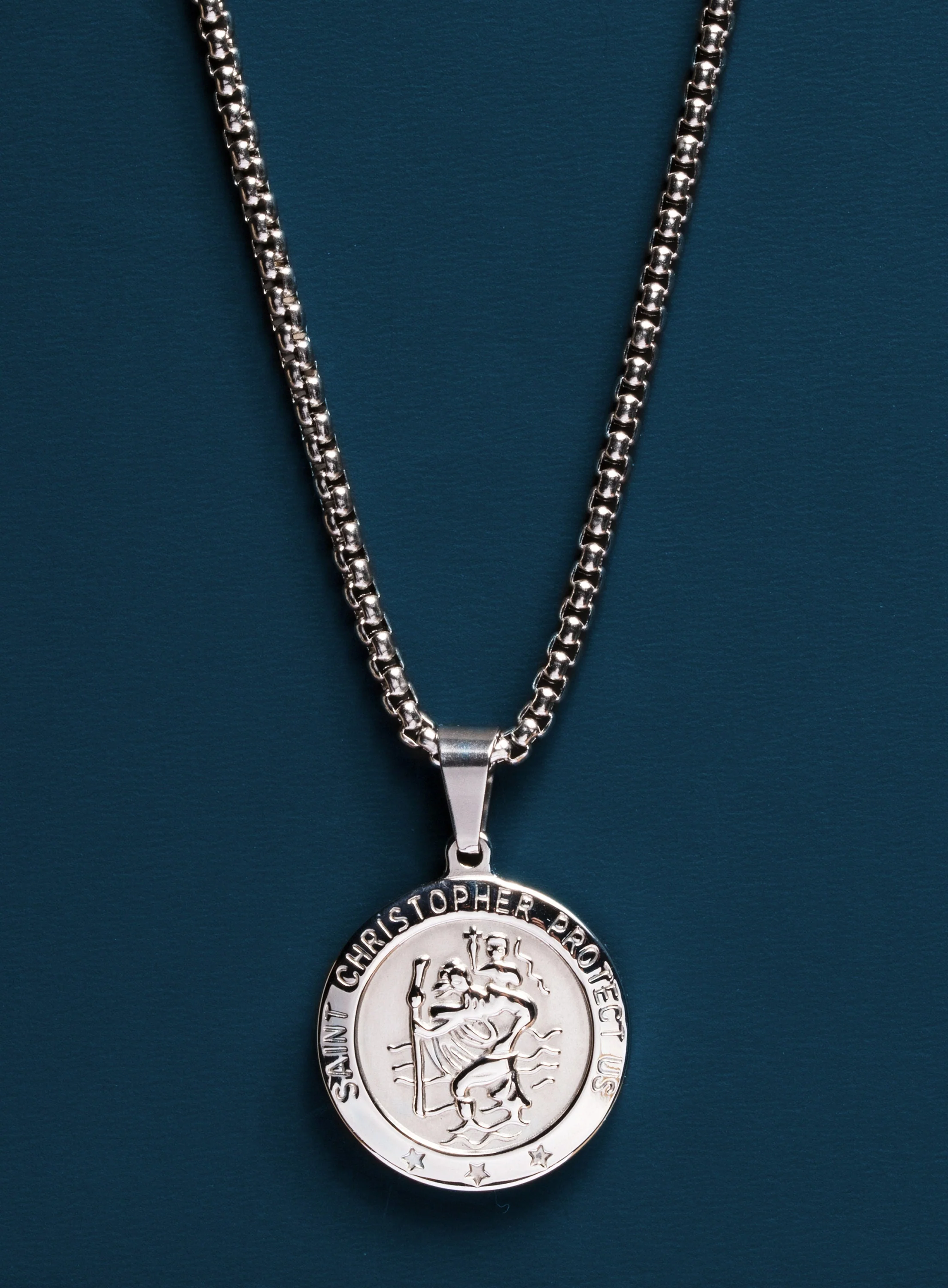 Waterproof Saint Christopher Necklace for Men - Image 4