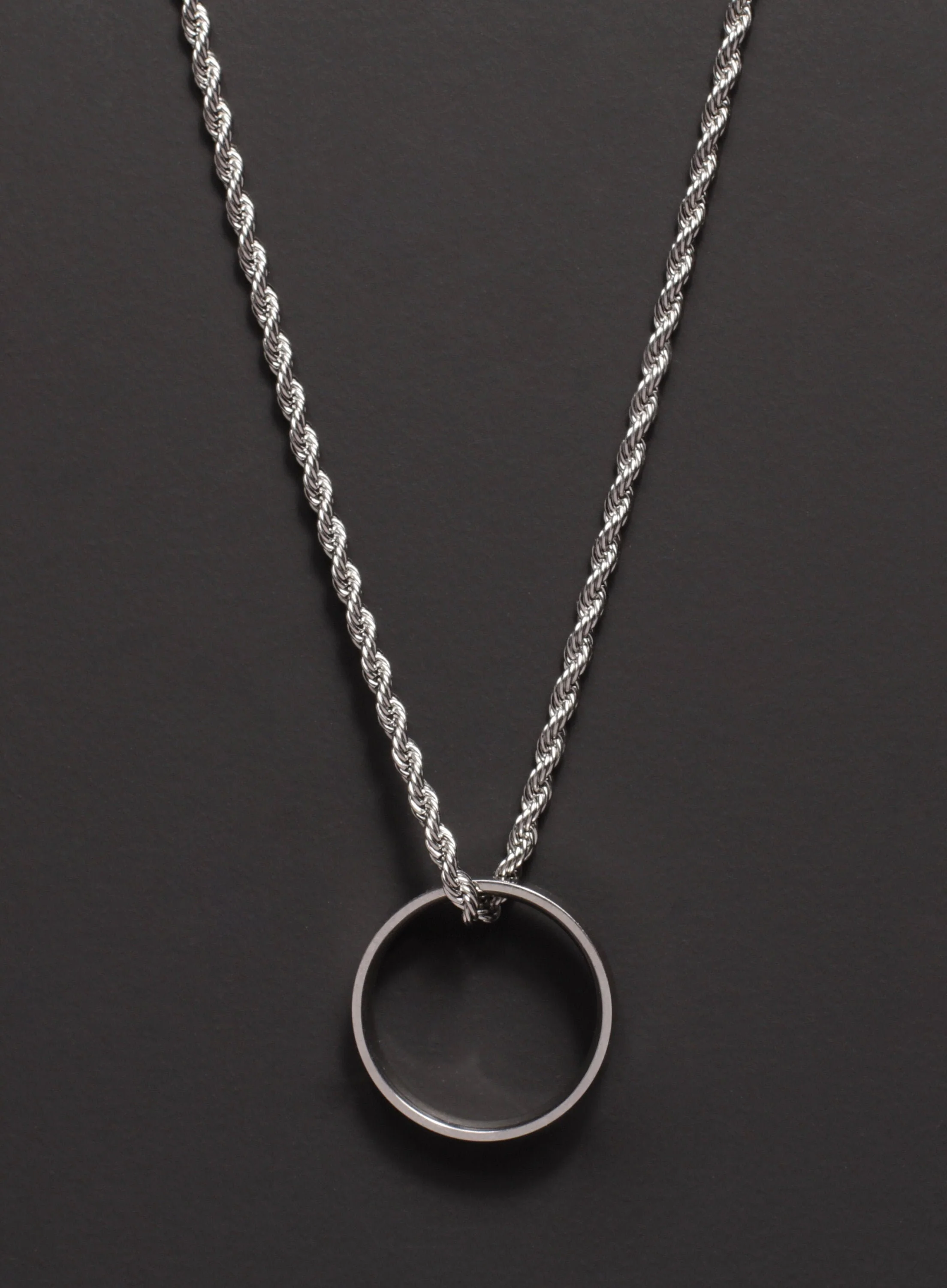 Waterproof Stainless Steel Ring Necklace for men - Image 5