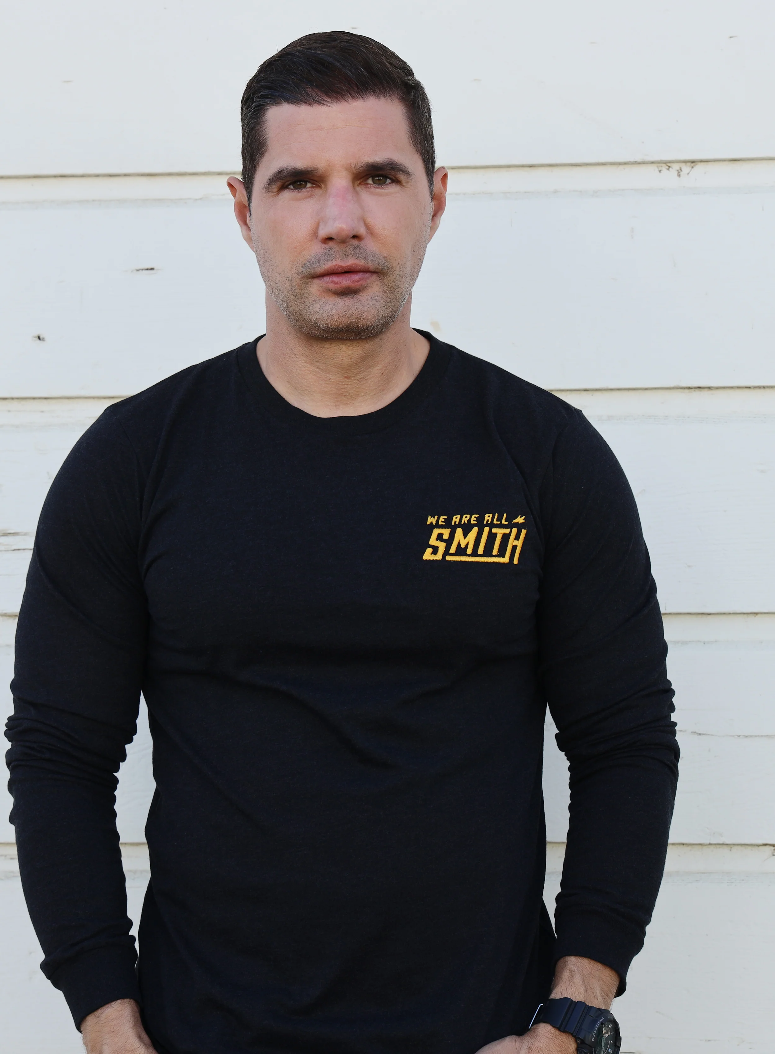 We Are All Smith Logo Unisex Long Sleeve Tee - Image 4