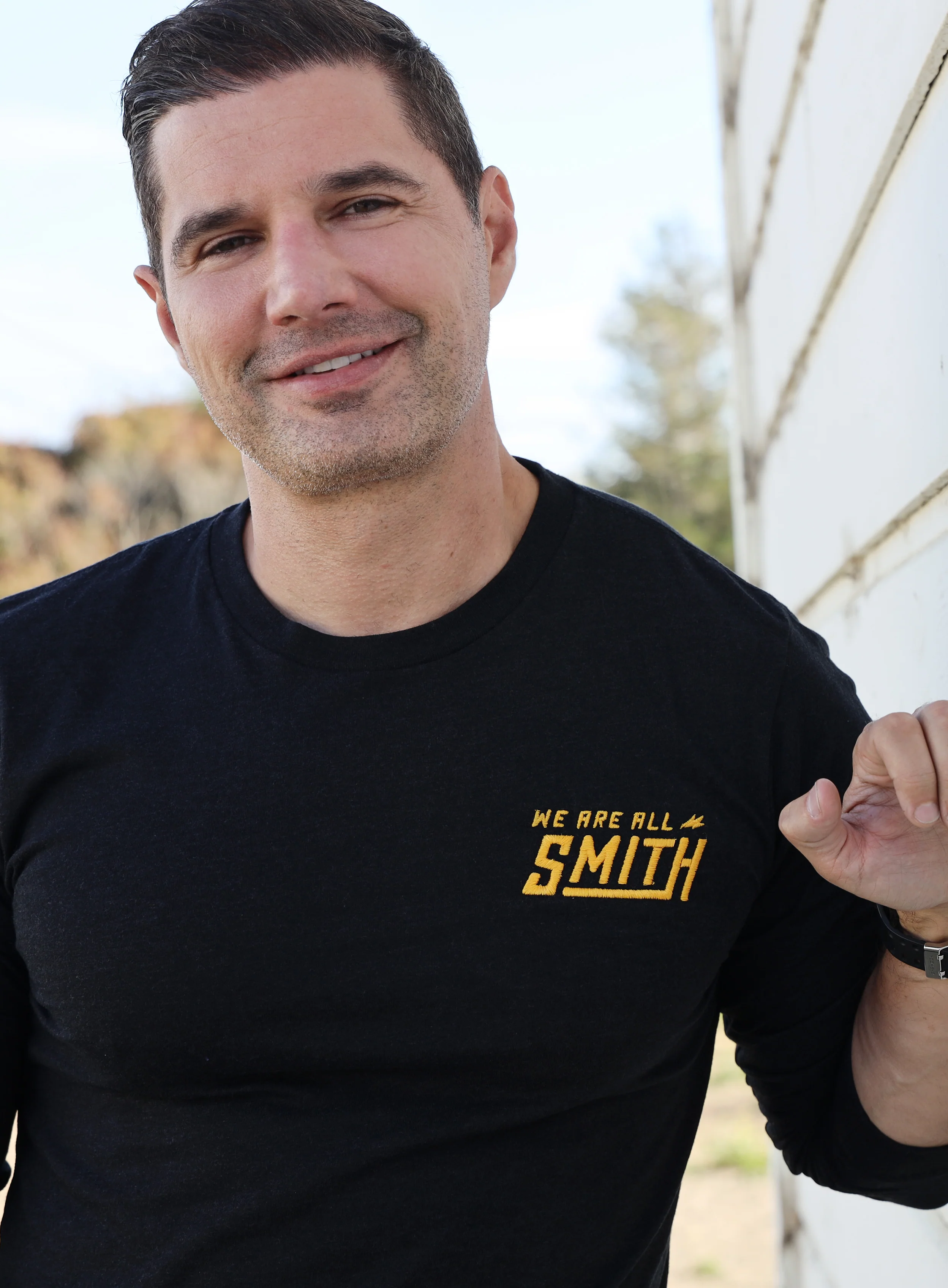 We Are All Smith Logo Unisex Long Sleeve Tee - Image 5