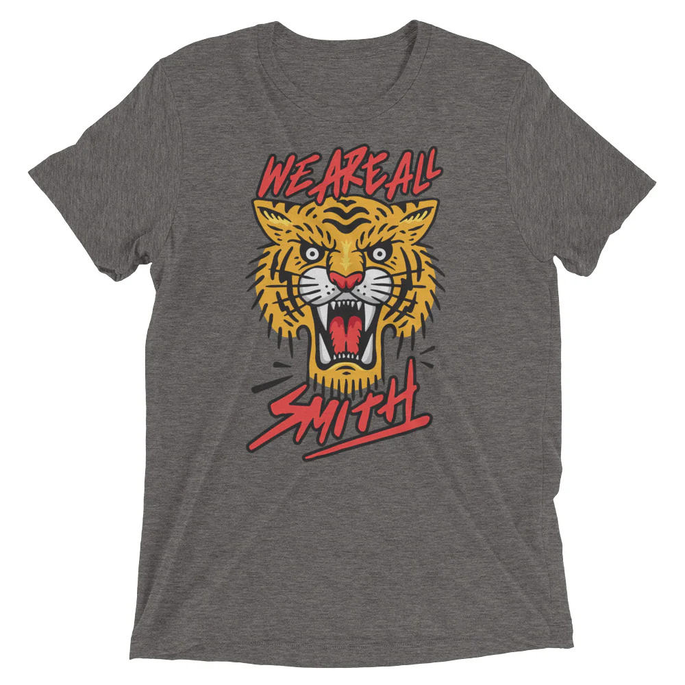 We Are All Smith Tiger Gray Short sleeve t-shirt - Image 3