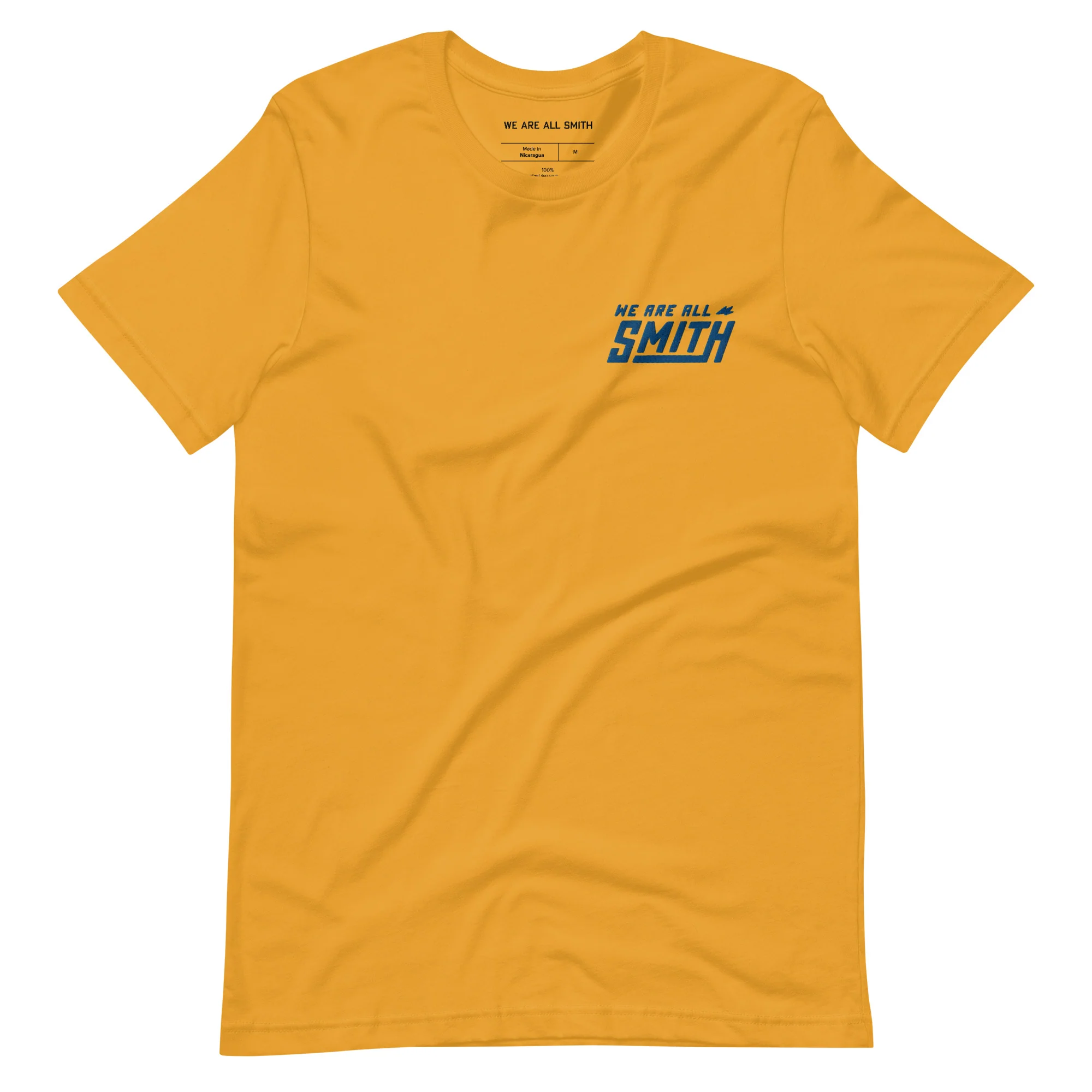 Yellow WAAS Embroidered Logo Unisex t-shirt - Image 3